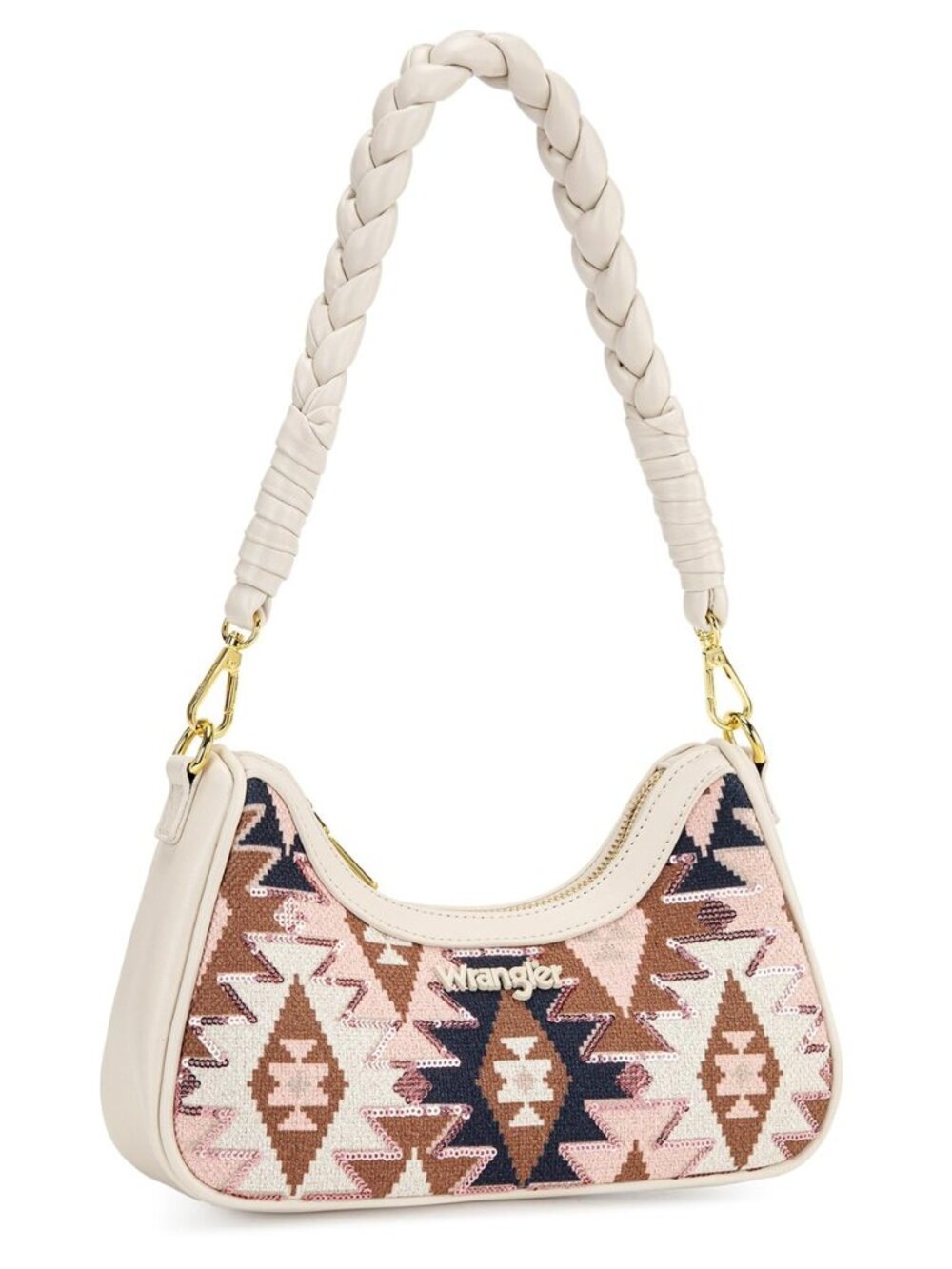 Wrangler Sequin Aztec Purse for Women Western Shoulder Bag Sparkly Underarm